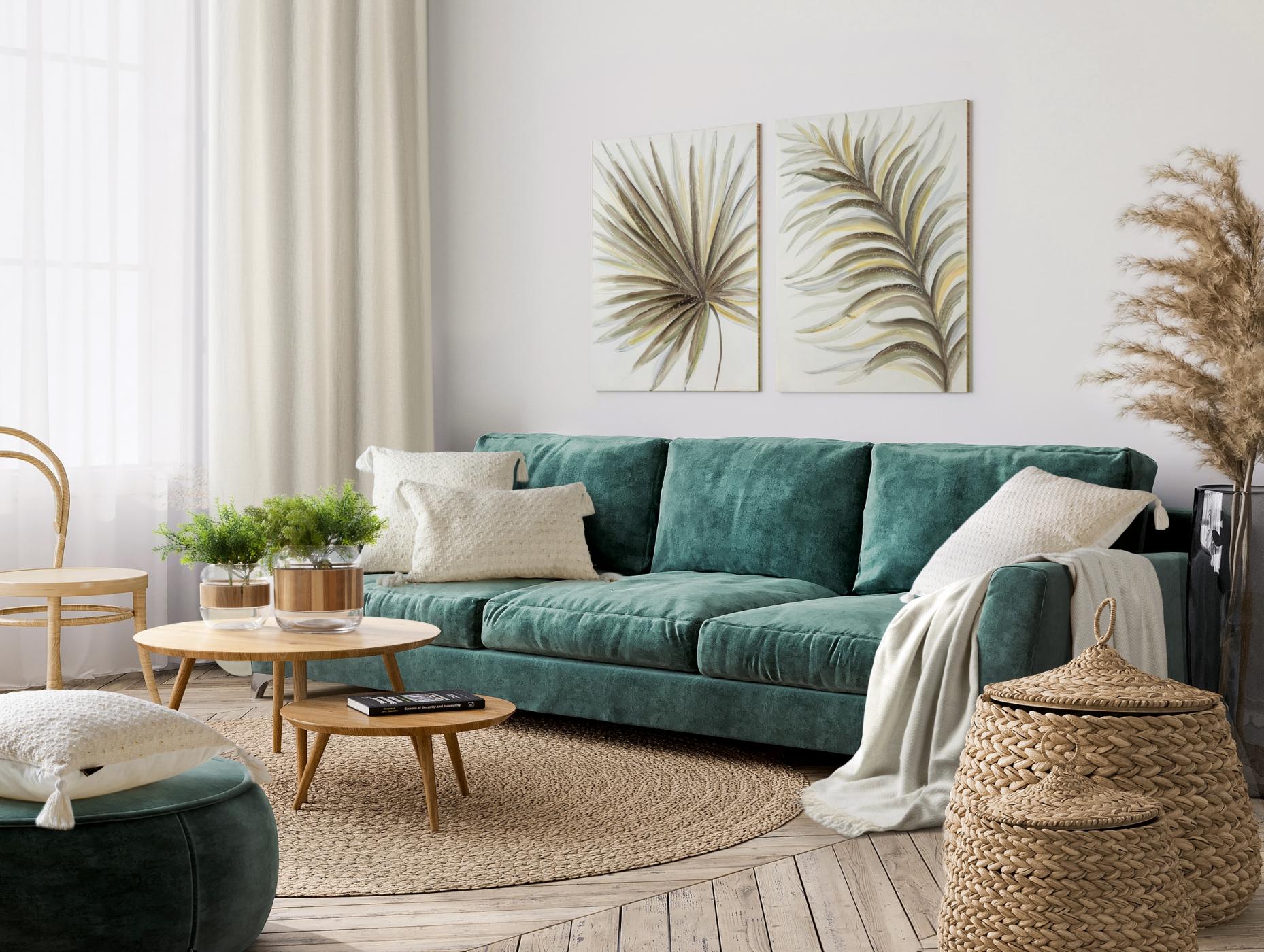 jaki dywan do zielonej kanapy