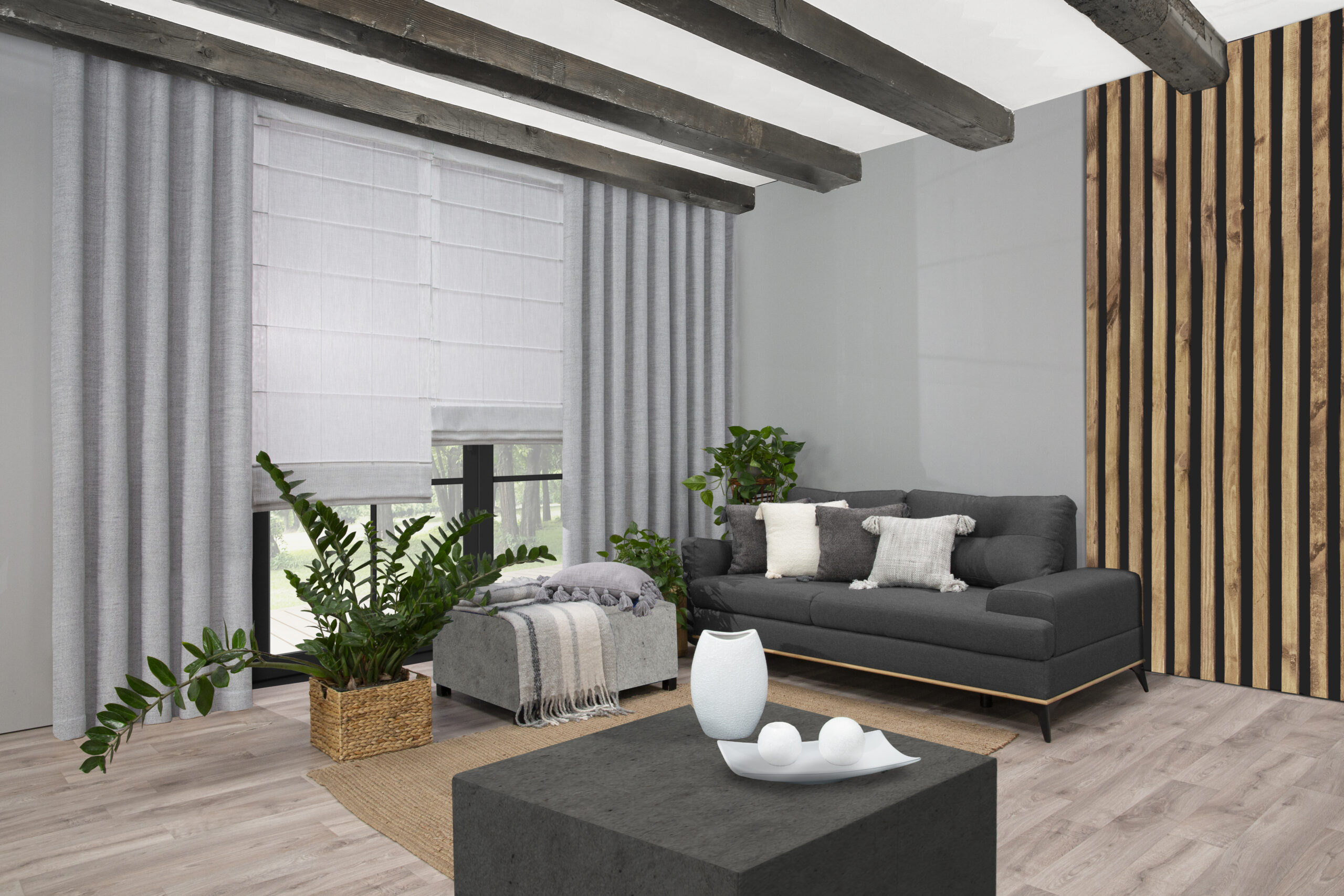 jak łączyć rolety i zasłony