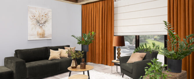 jak łączyć rolety i zasłony