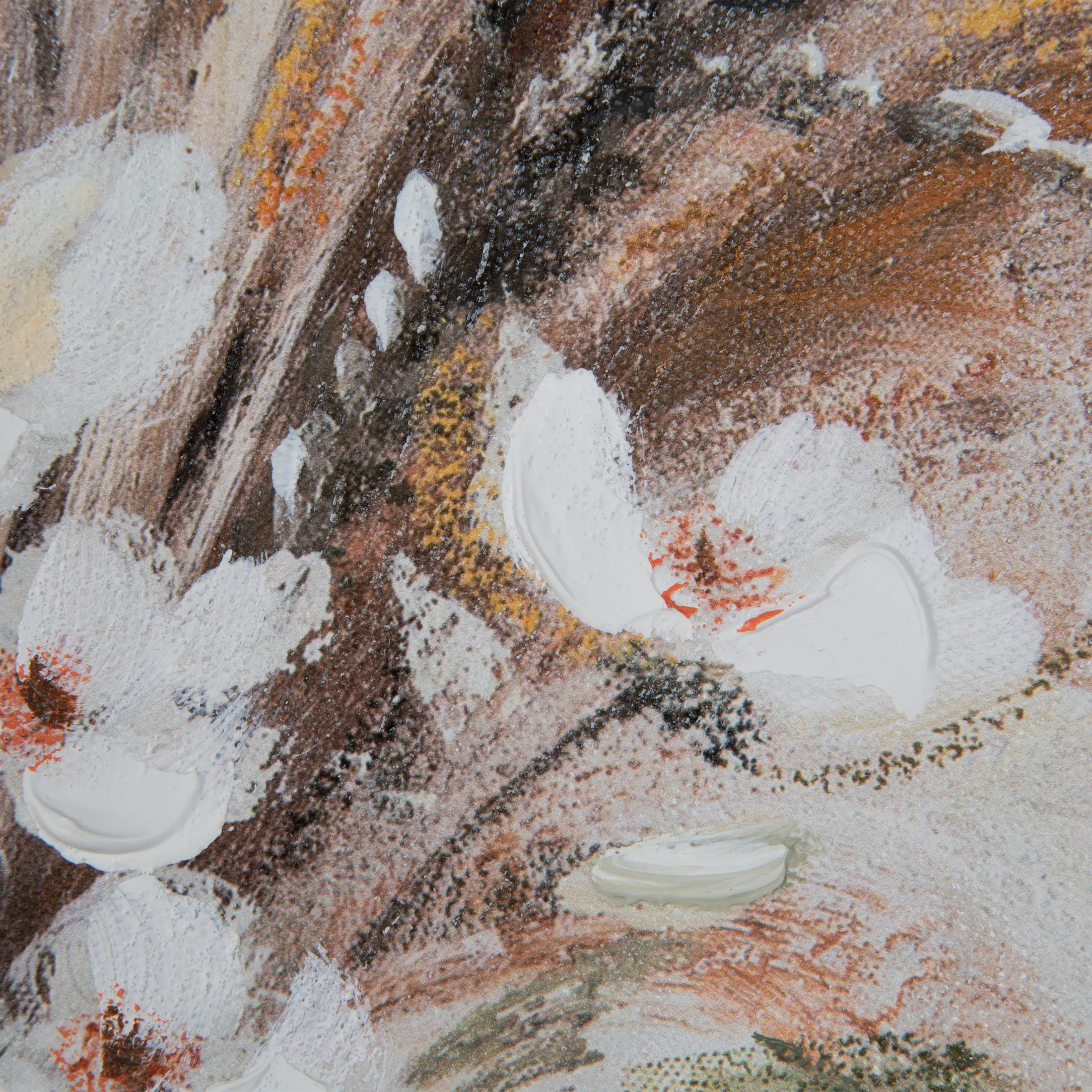 Obraz ręcznie malowany na płótnie trawa pampasowa