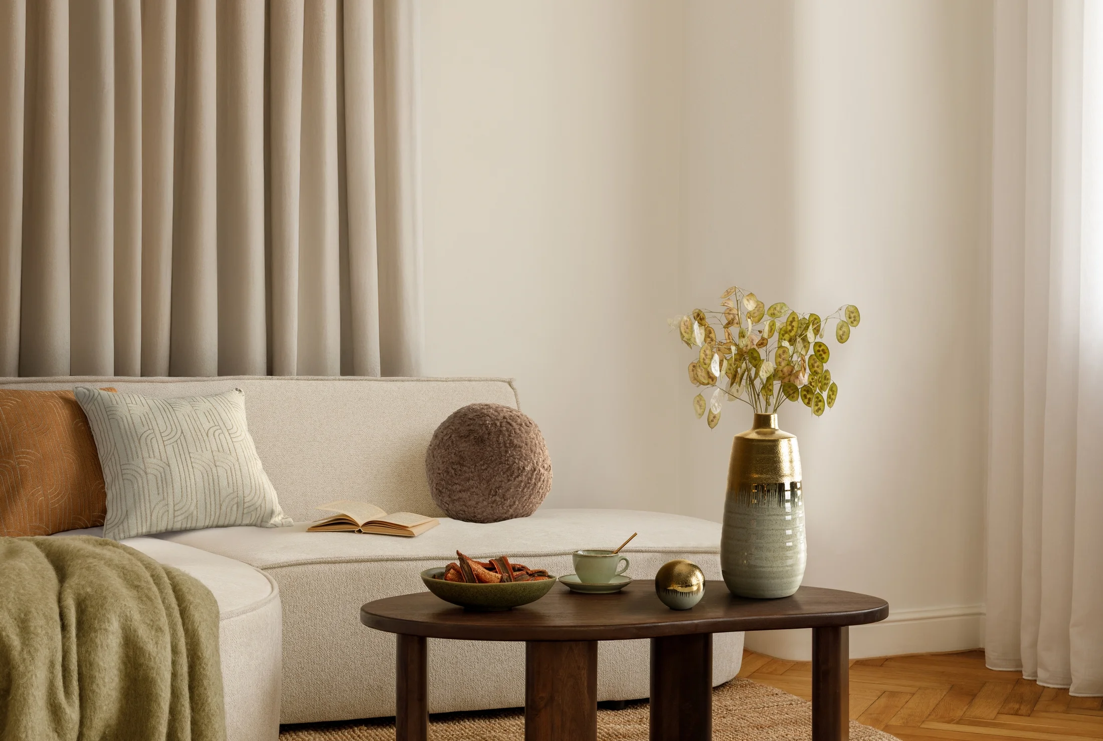 Wazon dekoracyjny z glinki ceramicznej MAX 1 Eurofirany