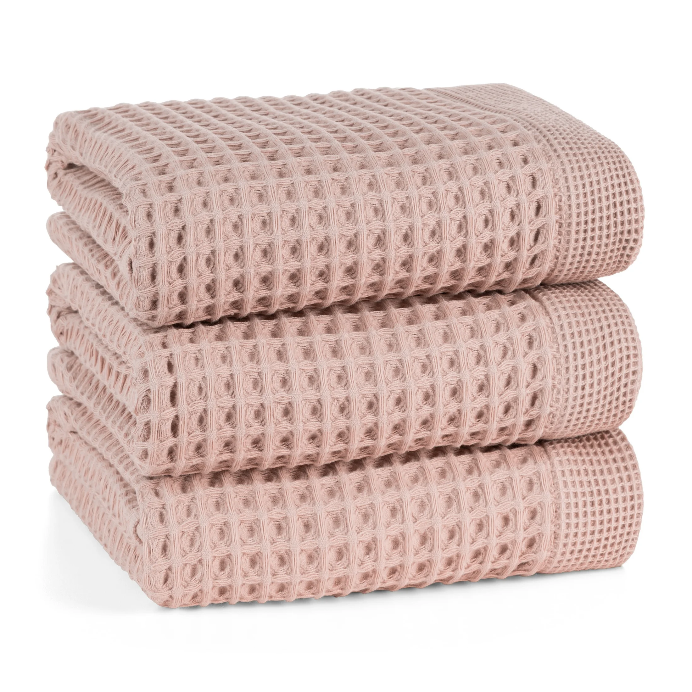 Ręcznik kąpielowy 50x90 cm bawełniany kolor różowy o charakterystycznej gofrowej strukturze 400 g/m2 MELO Eurofirany