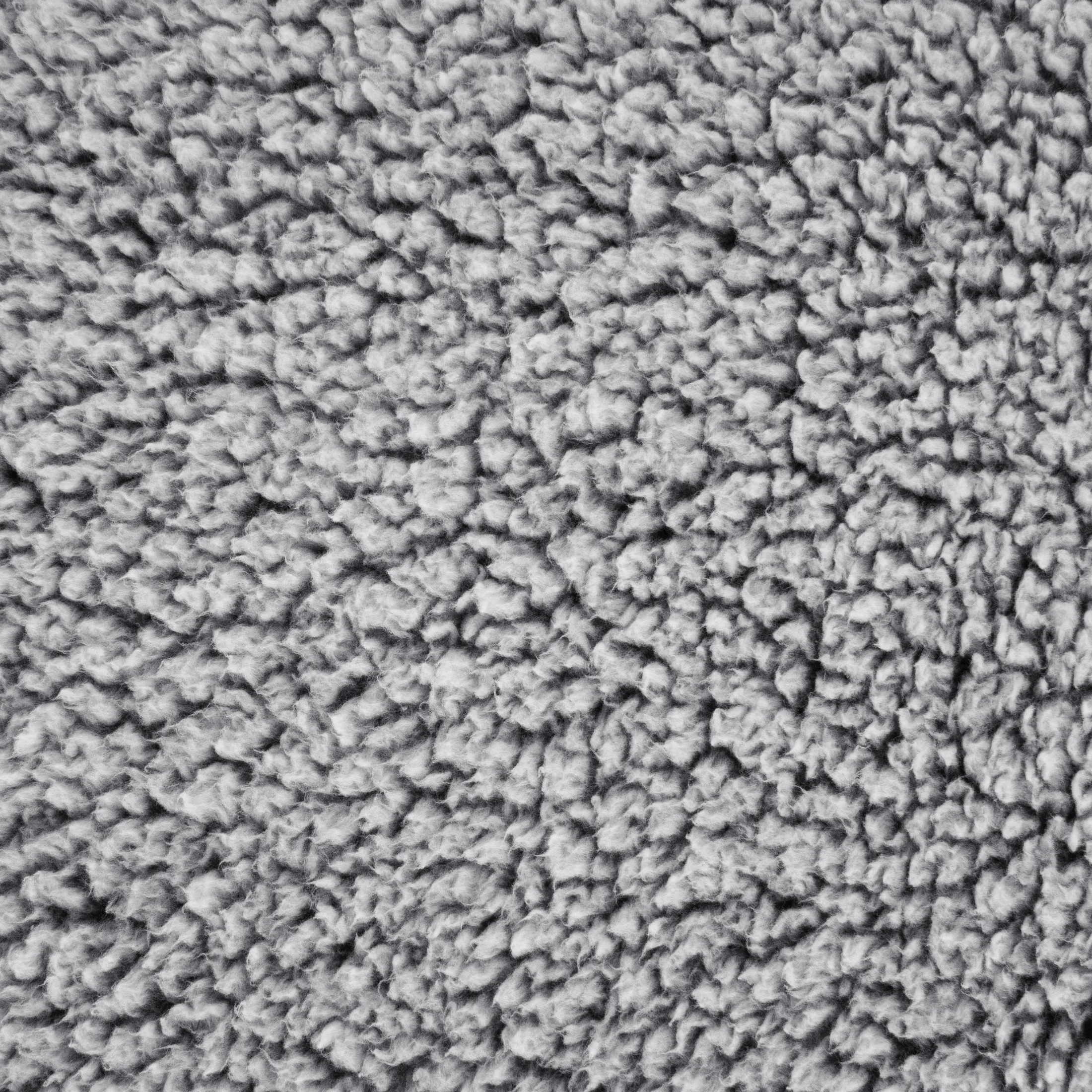 Narzuta, koc bukla na fotel 70x160 cm stalowo, biały z miękkiej tkaniny KOALA EUROFIRANY PREMIUM