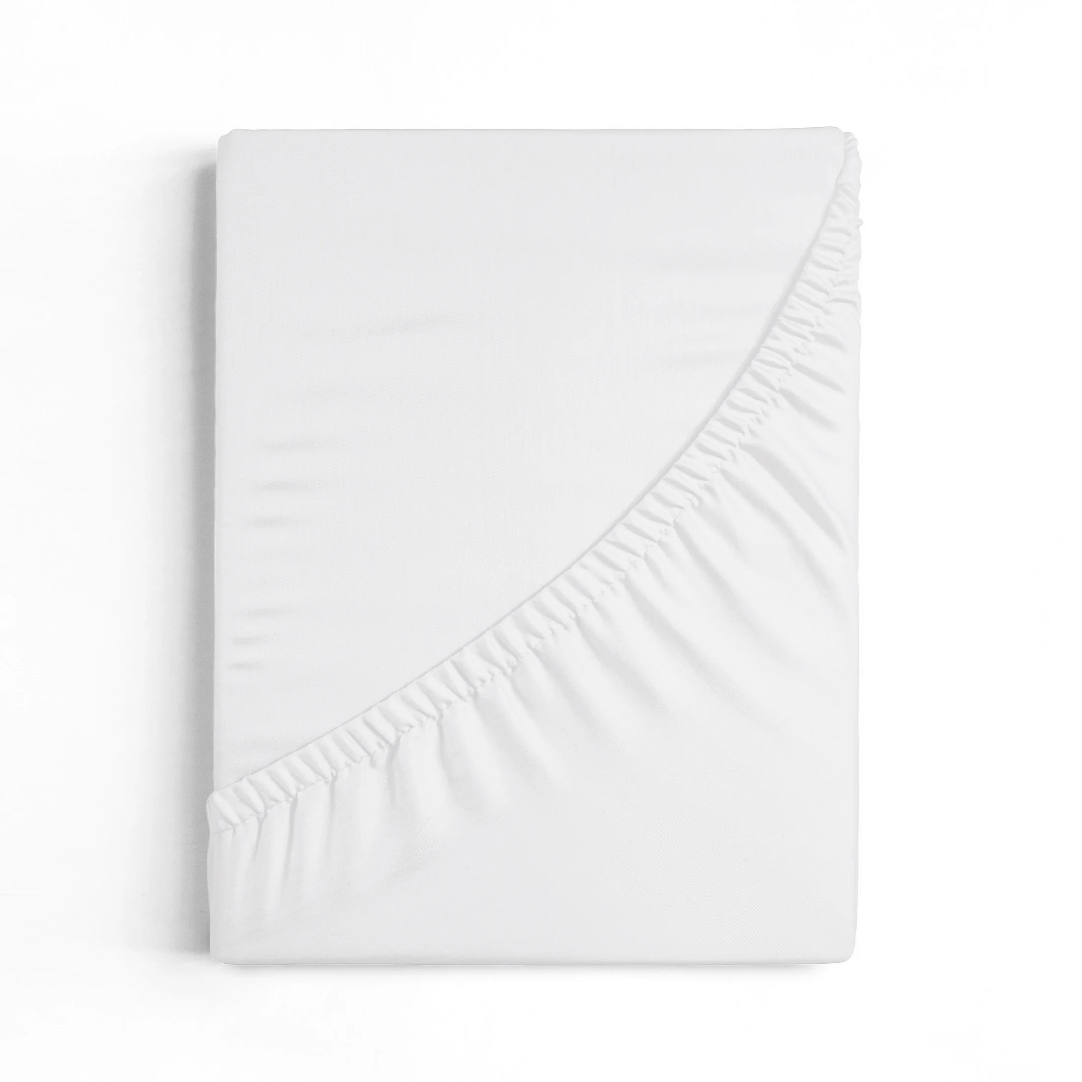 Prześcieradło jersey z gumką 240x220 cm z bawełny kolor biały 190 g/m2 Eurofirany Premium