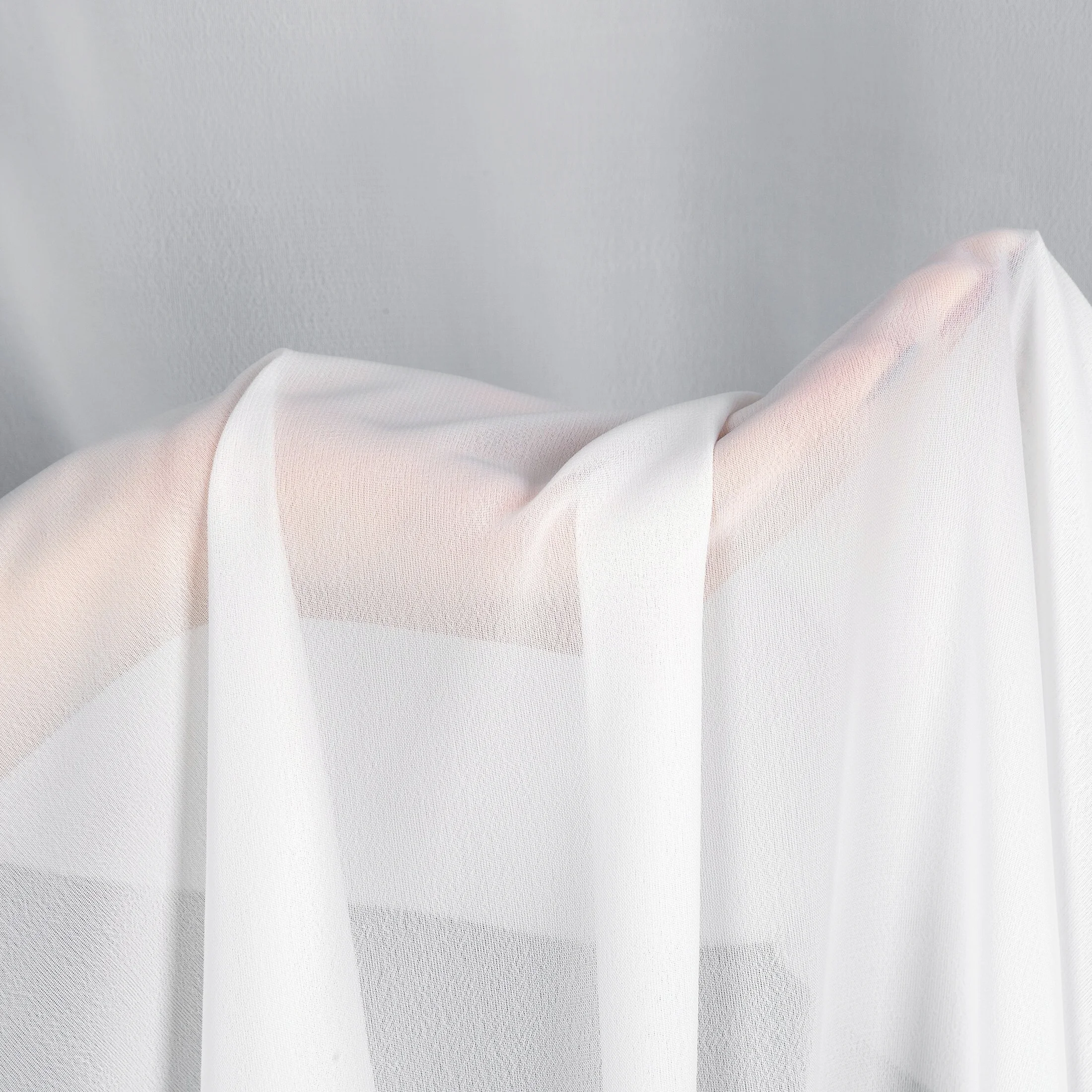 Firana biała z gładkiej matowej tkaniny szyfonowej 140x250 cm przelotka DALIA Eurofirany