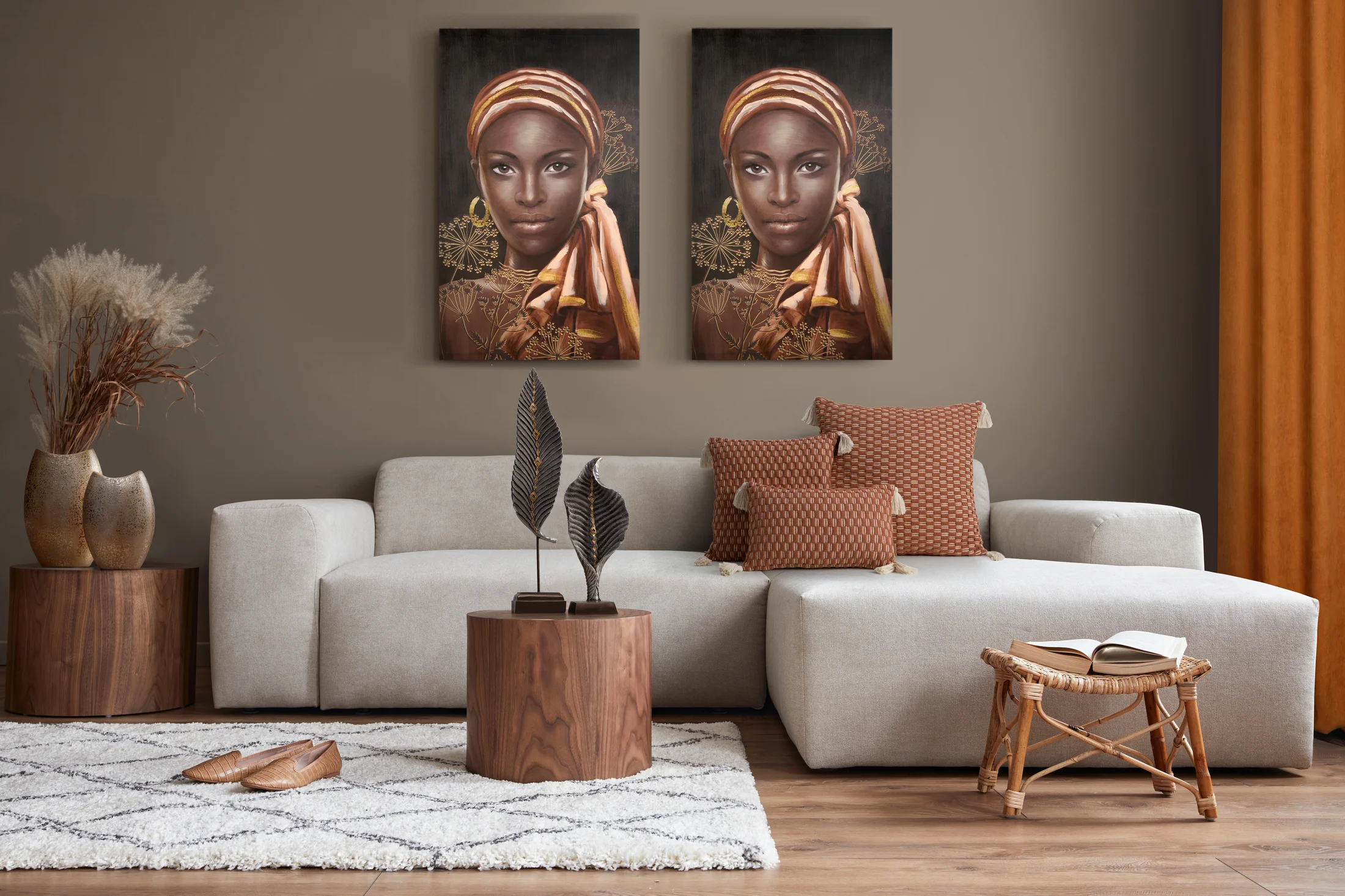 Poszewka dekoracyjna MOROCCO 5B z chwostami Terra Colection Eurofirany