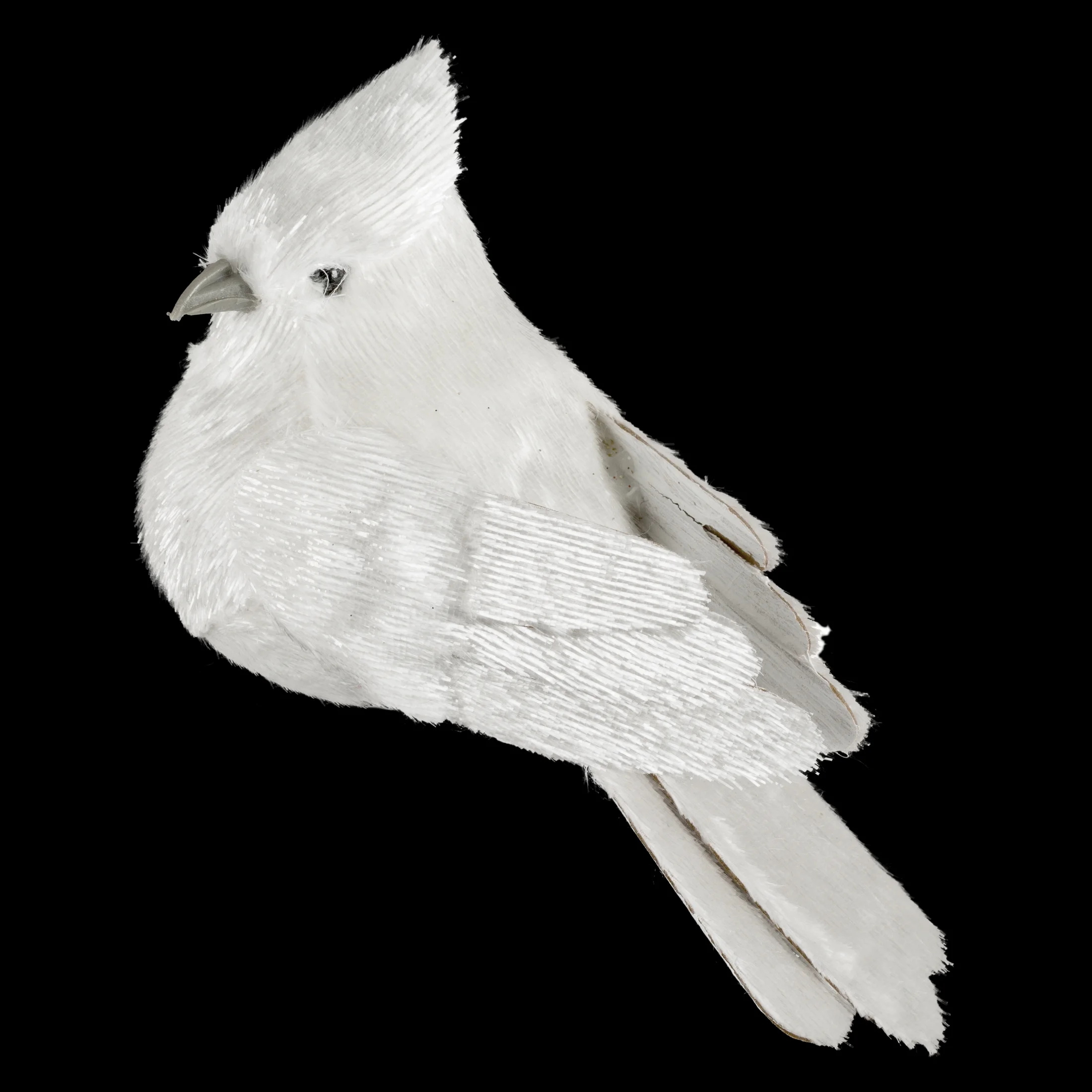 Dekoracyjna ozdoba PRASZEK z miękkiego materiału i piór Eurofirany