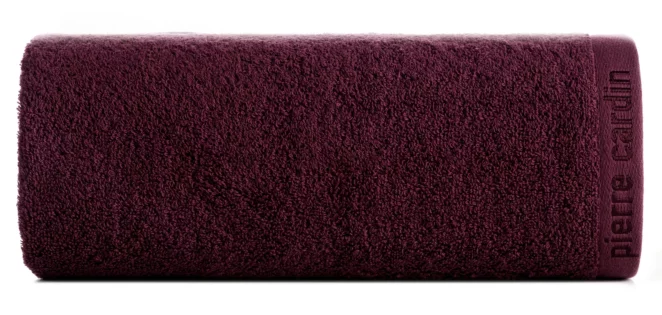 Ręcznik kąpielowy 50x90 cm bawełniany kolor burgundowy 430 g/m2 EVI Pierre Cardin Eurofirany