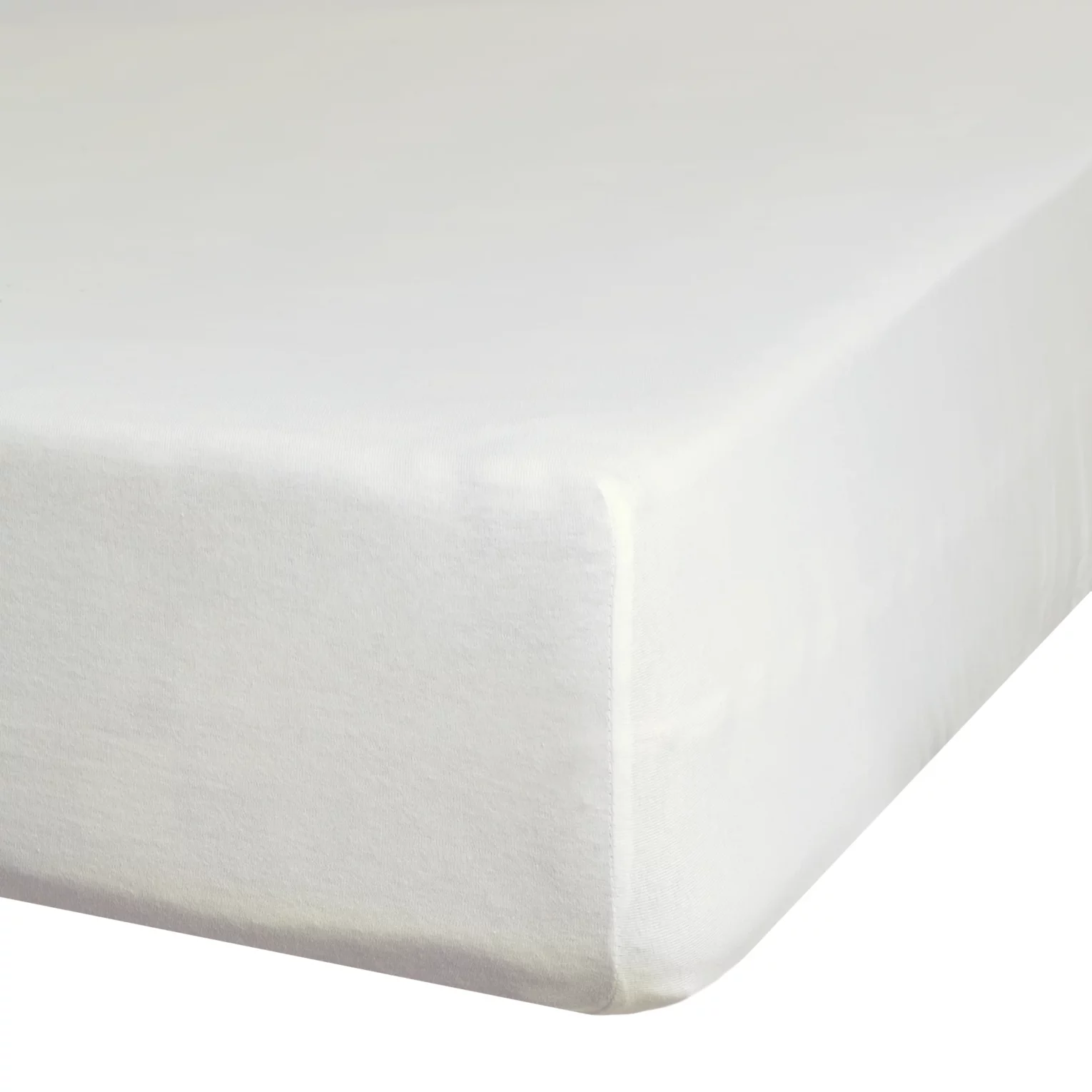 Prześcieradło jersey z gumką 240x200 cm z bawełny kolor kremowy 125 g/m2 Design 91 Eurofirany