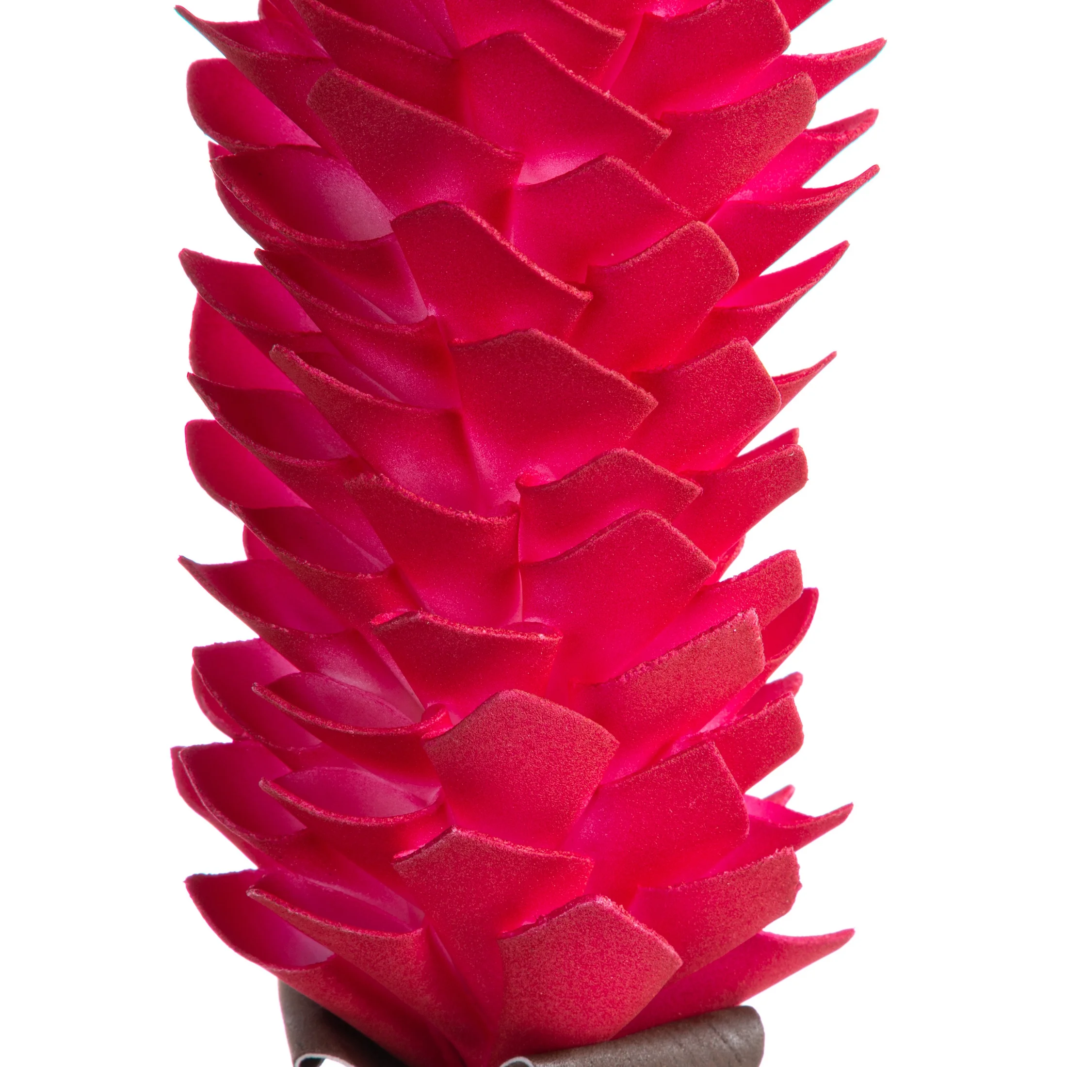 Kwiat sztuczny ciemnoróżowy z plastycznej pianki foamiran 60 cm Eurofirany