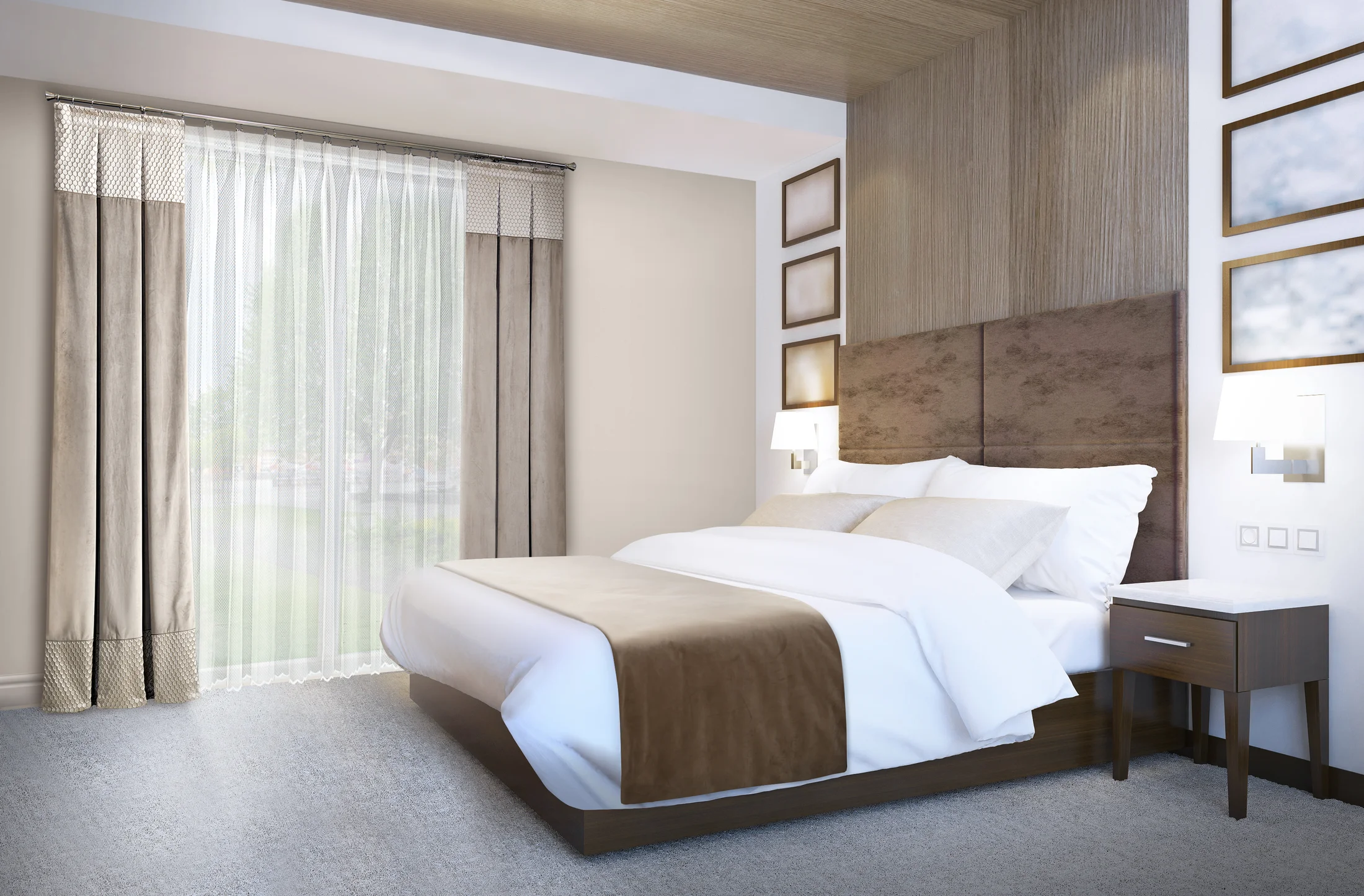 Poduszka 50 x 60 cm biała z wypełnieniem z lekkich kulek z włókna poliestrowego PLATINUM Eurofirany