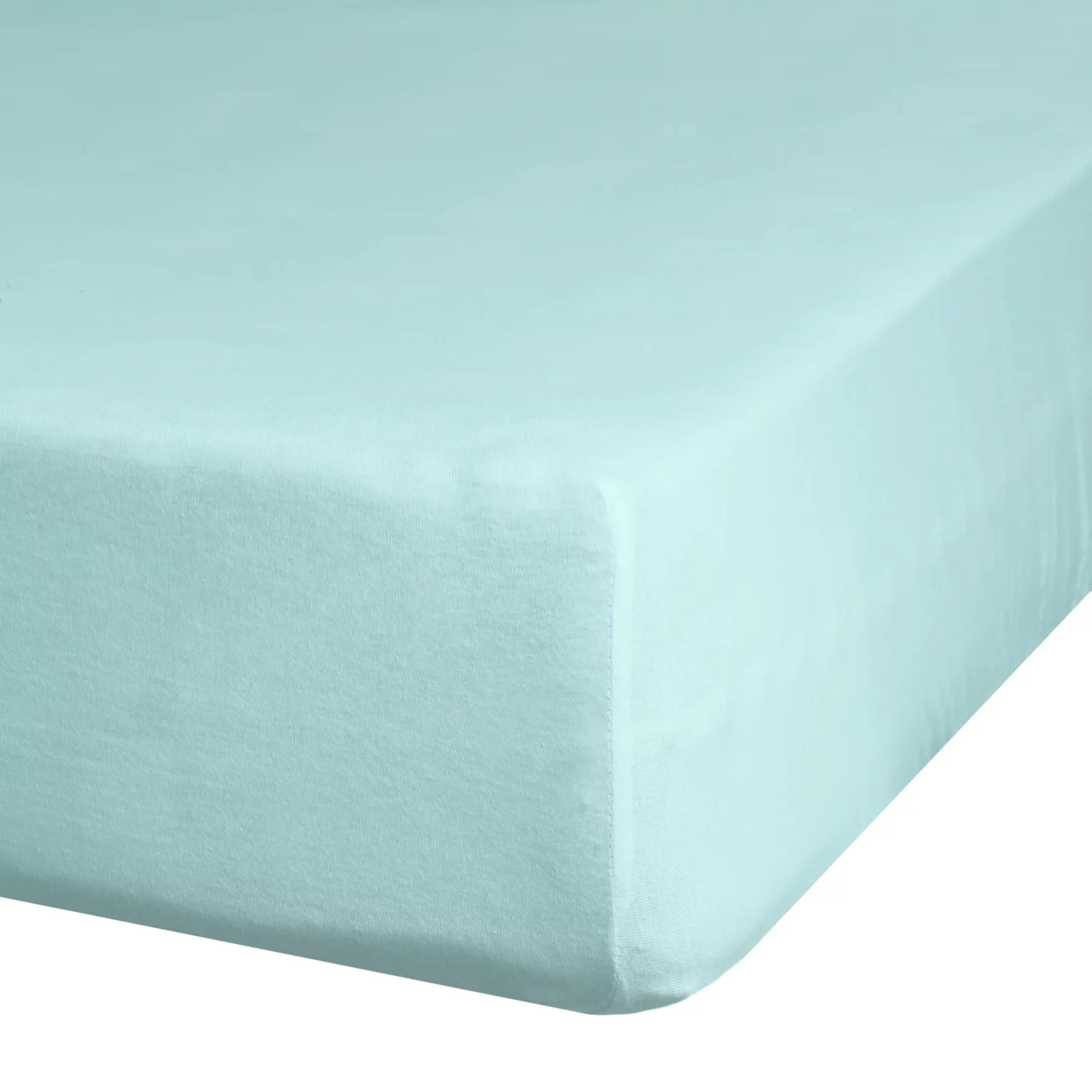 Prześcieradło jersey z gumką 240x220 cm z bawełny kolor miętowy 125 g/m2 Design 91 Eurofirany