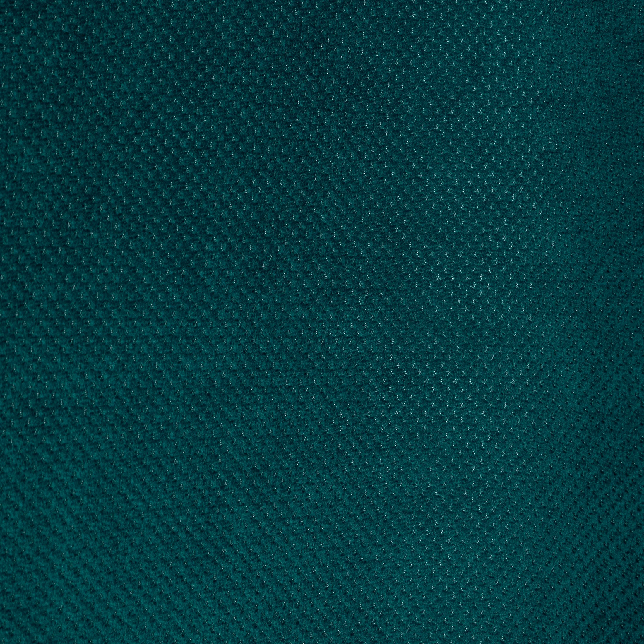 Zasłona ciemnoturkusowa z welwetu zdobiona trzema subtelnymi falbanami 140x250 cm przelotka MEGI Eurofirany