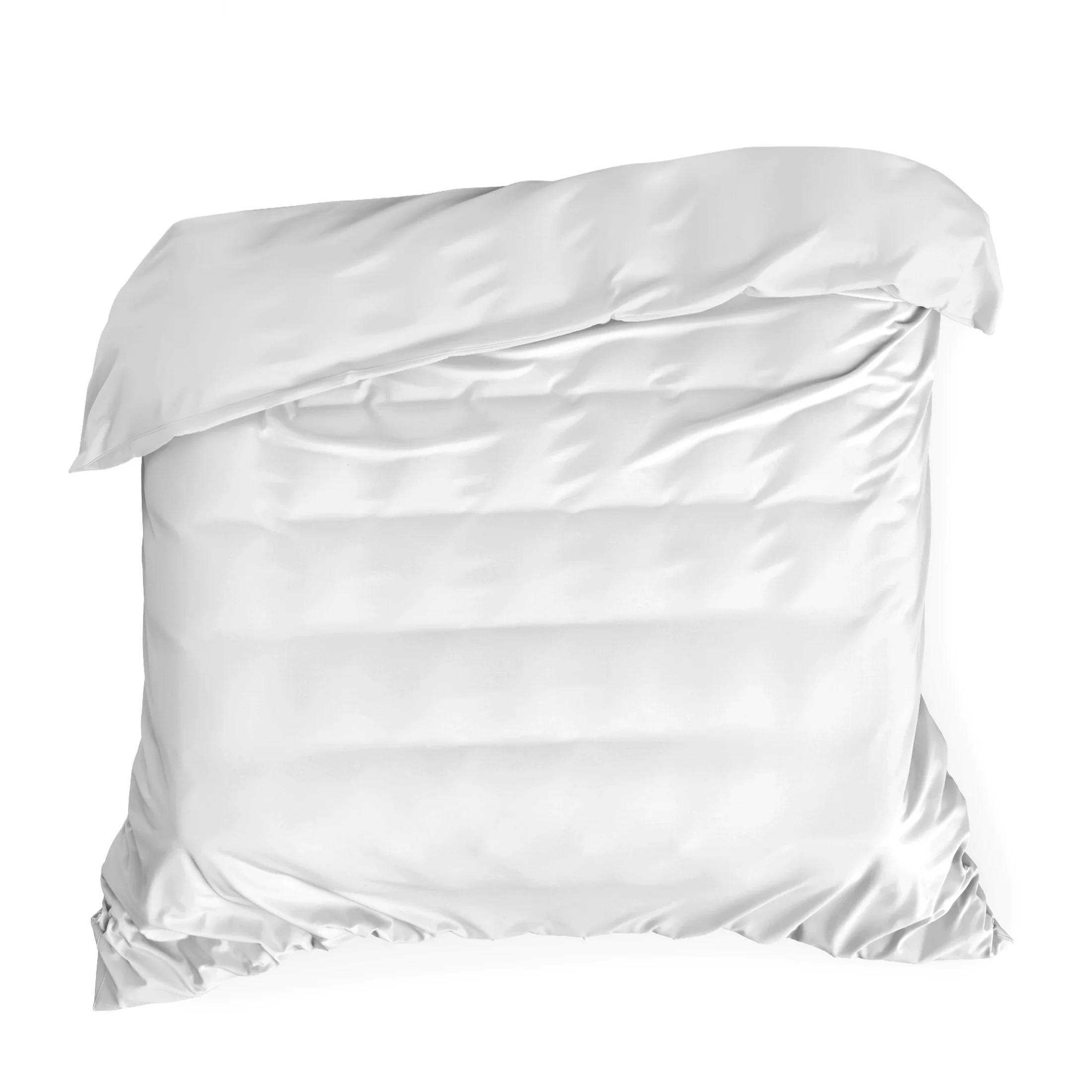 Poszwa na kołdrę 140x200 cm z bawełny z połyskiem kolor biały NOVA COLOUR Eurofirany