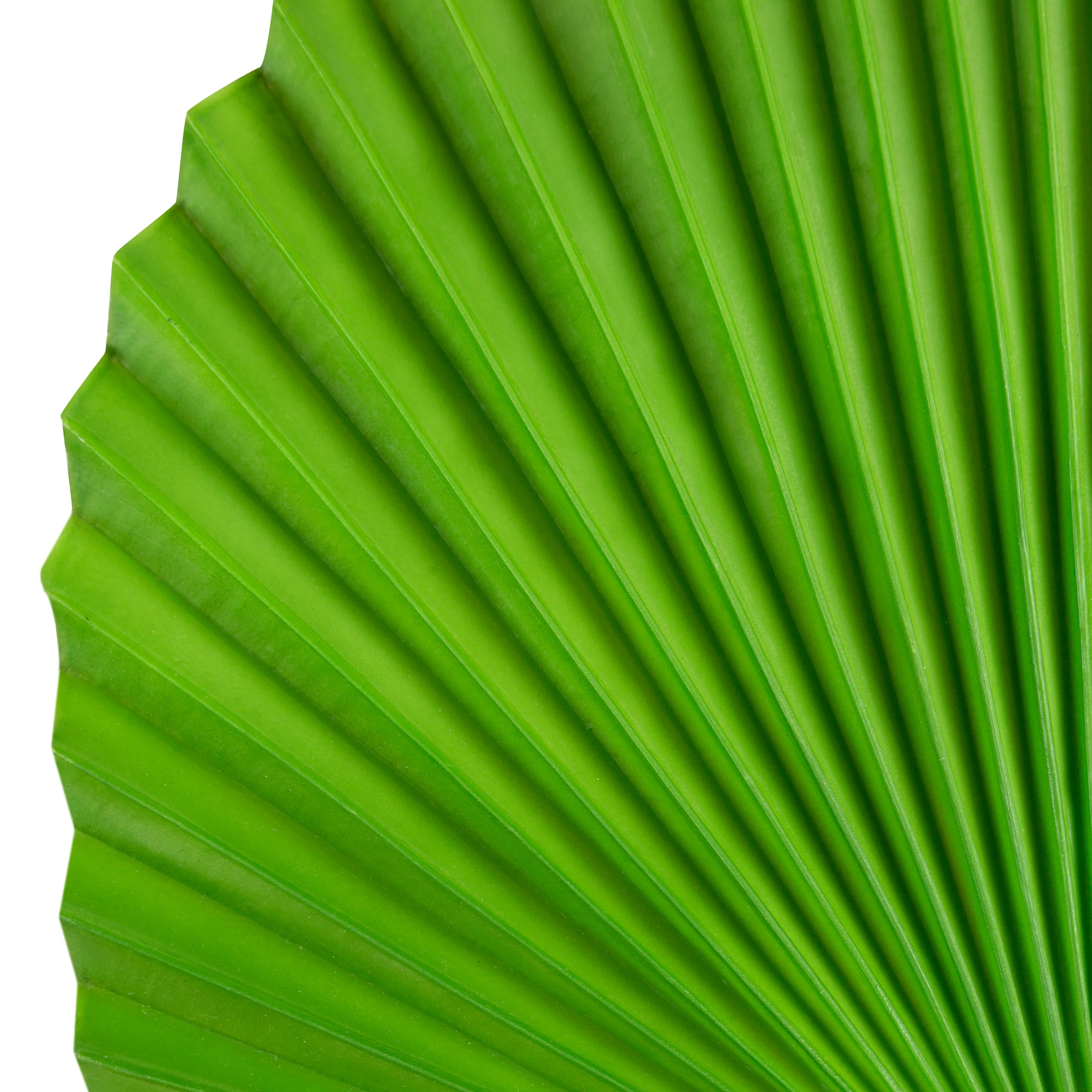 Liść sztuczny duży zielony z silikonu 83 cm