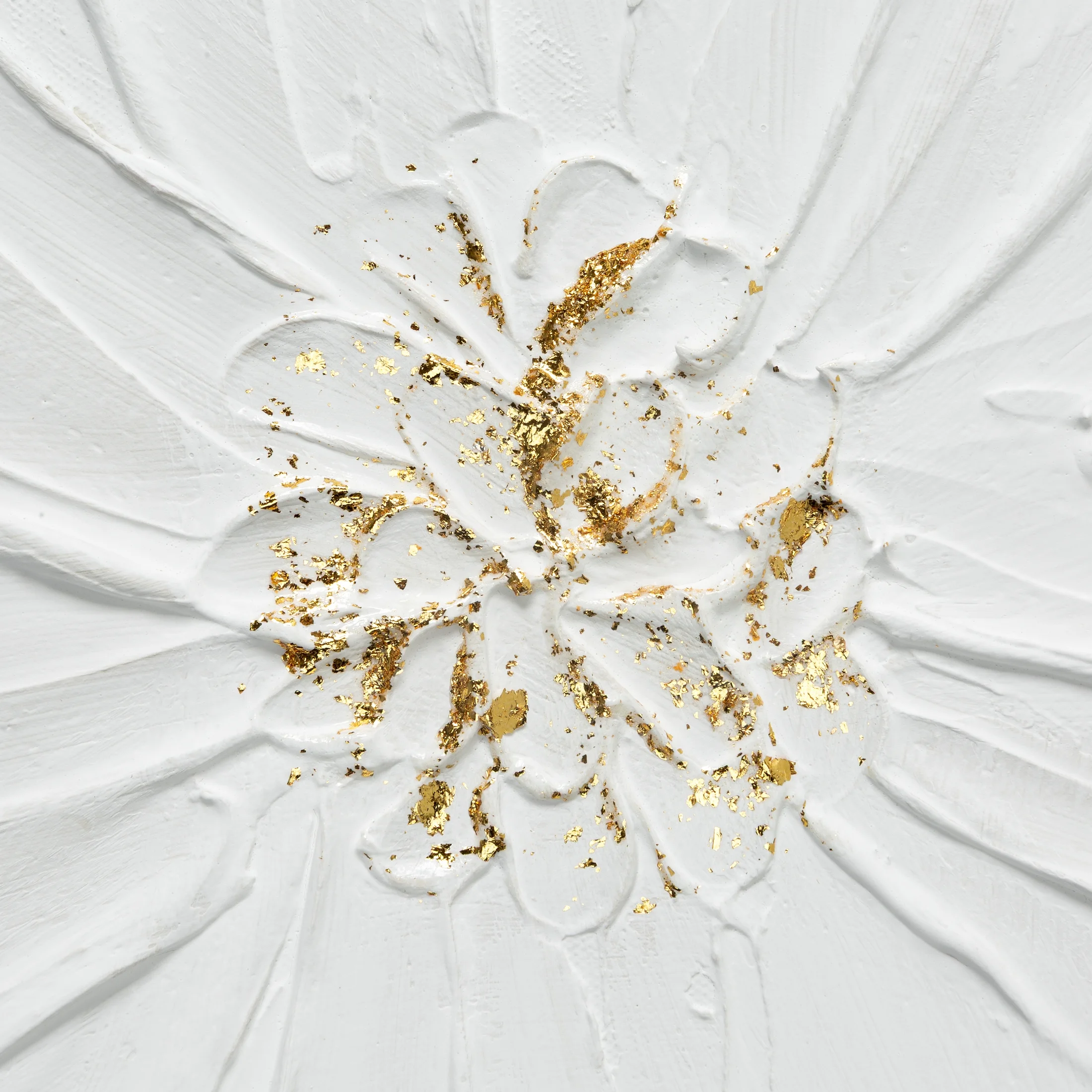 Obraz kwiat ręcznie malowany na płótnie Eurofirany