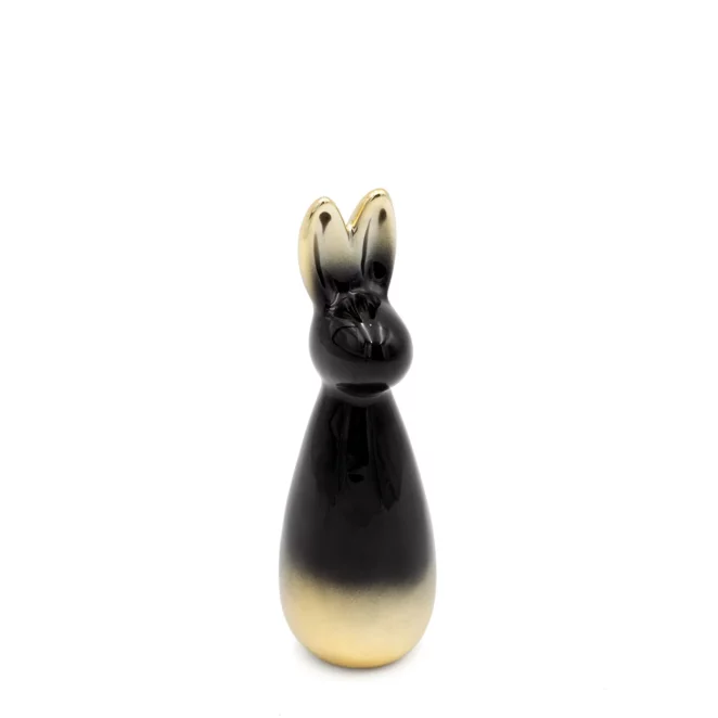 Figurka wielkanocna ZAJĄCZEK z glinki ceramicznej z efektem ombre