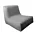 Fotel dmuchany ogrodowy 70 x 90 x 70 cm wodoodporny srebrny GARDEN Eurofirany