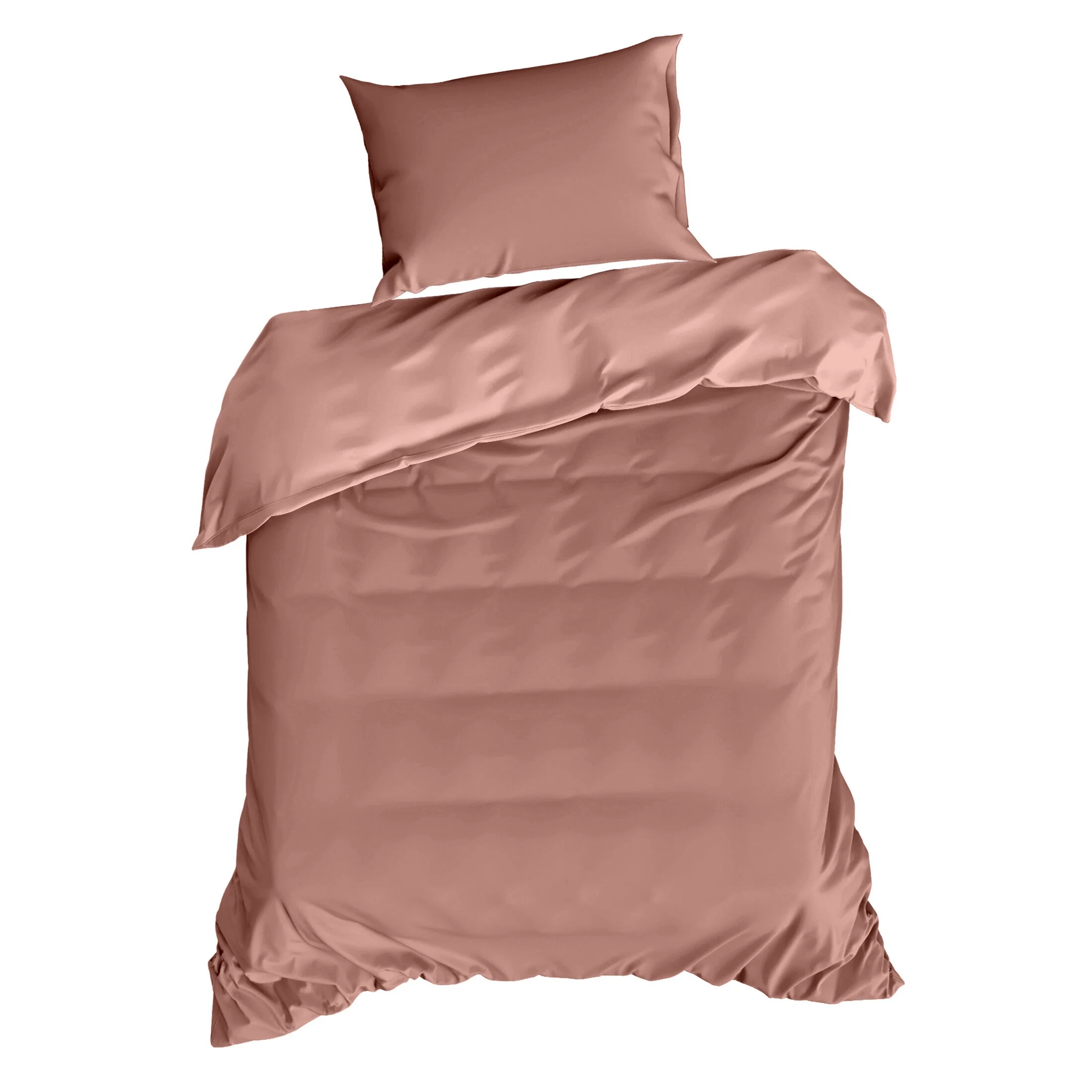 Pościel 140x200 cm komplet 2 częściowy bawełniany kolor różowy Nova 3 Eurofirany