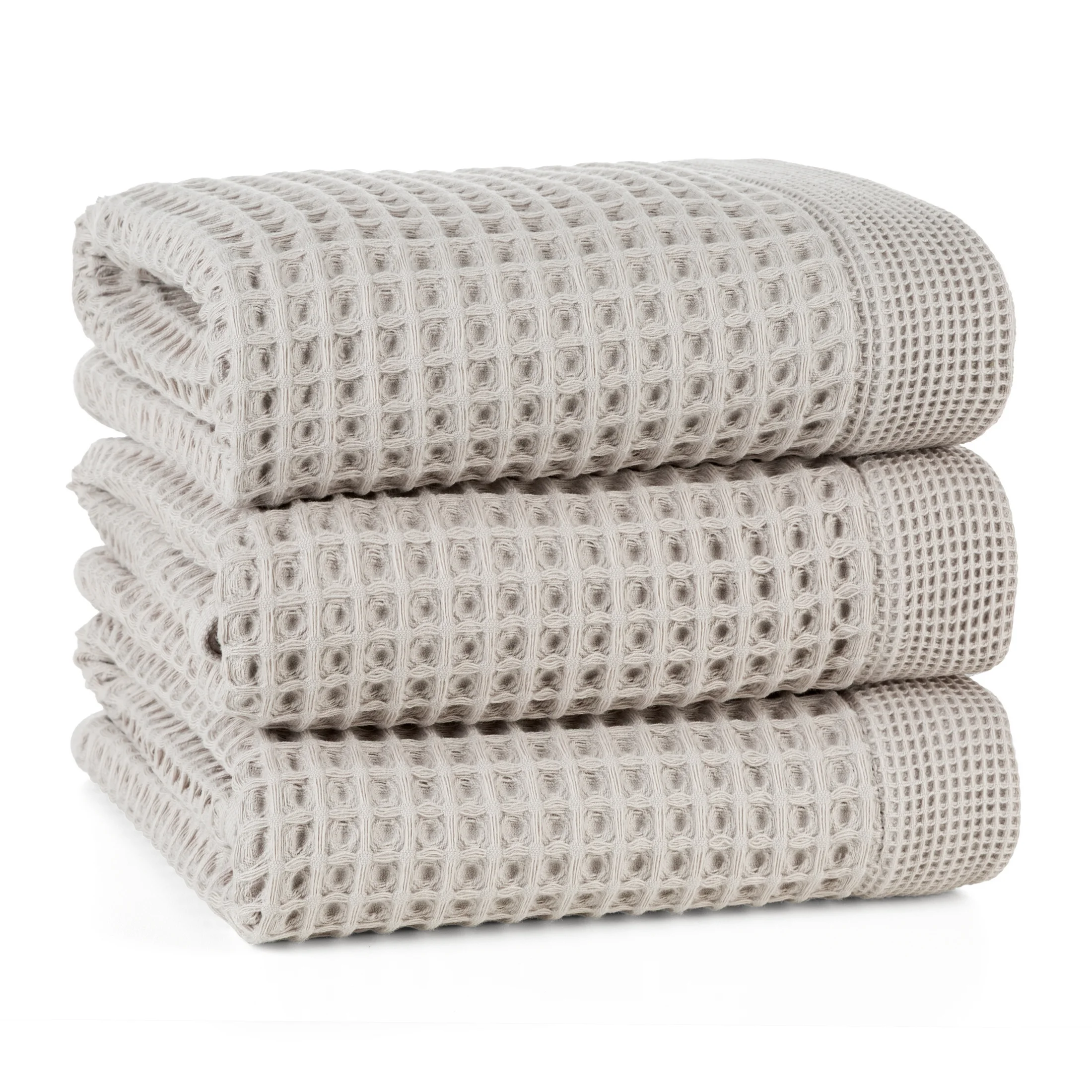 Ręcznik kąpielowy 90x150 cm bawełniany kolor srebrny o charakterystycznej gofrowej strukturze 400 g/m2 MELO Eurofirany