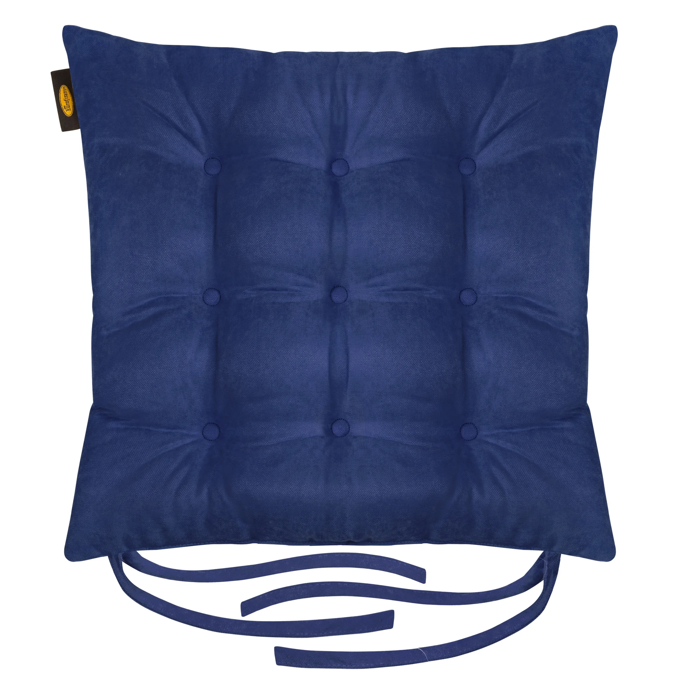 ADORE dwustronna welurowa poduszka siedziskowa na krzesło z dziewięcioma pikowaniami Eurofirany