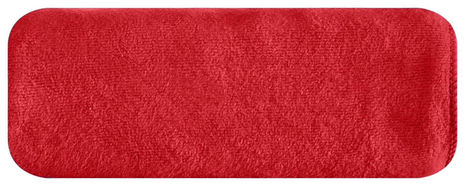 Ręcznik szybkoschnący 50x90 cm z mikrofibry kolor czerwony sportowy 380 g/m2 AMY Eurofirany