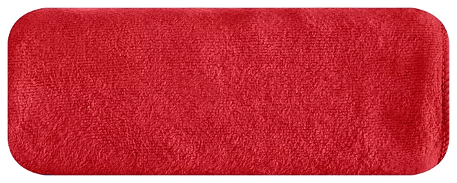 Ręcznik szybkoschnący 50x90 cm z mikrofibry kolor czerwony sportowy 380 g/m2 AMY Eurofirany