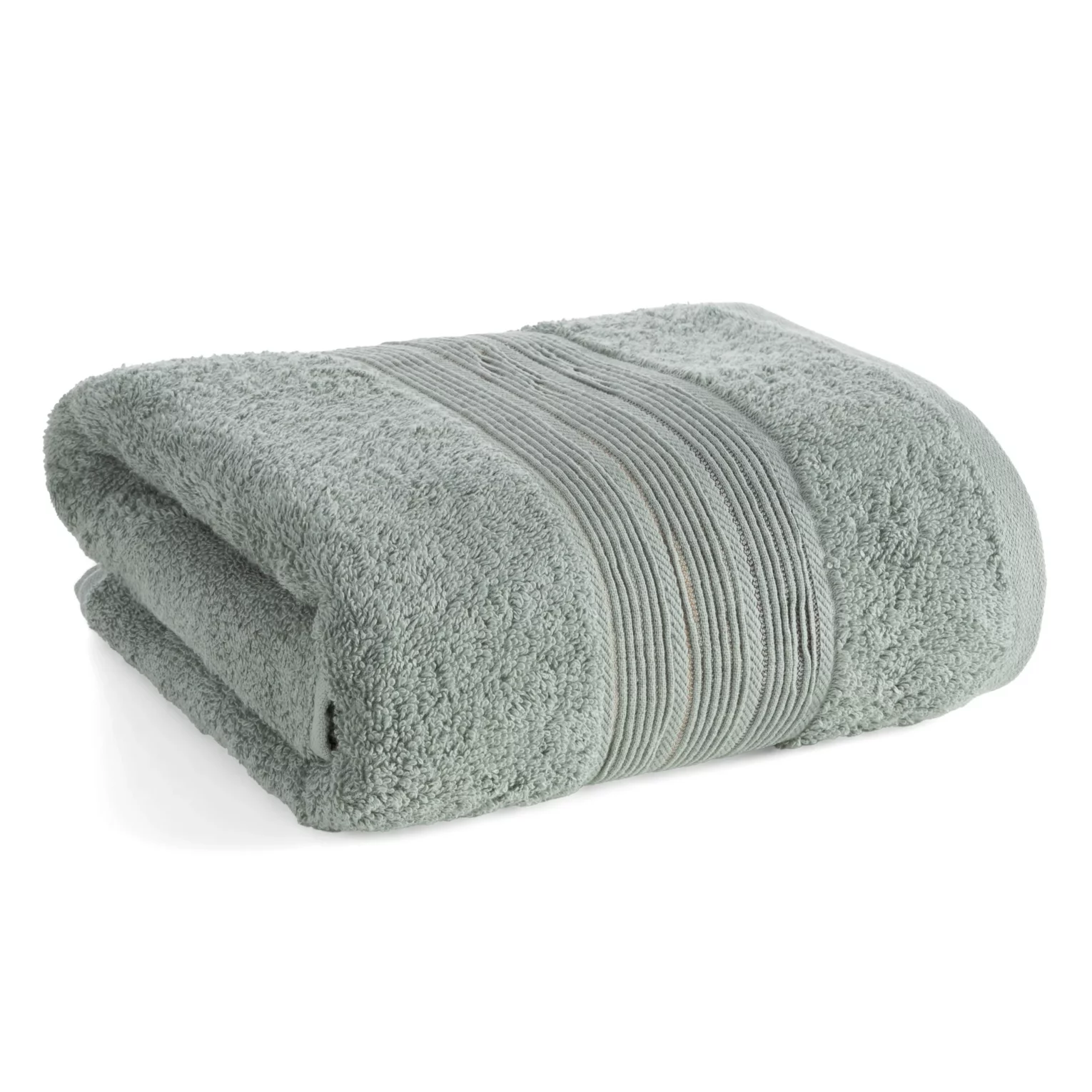 Ręcznik do rąk 30x50 cm bawełniany kolor miętowy w poziome paseczki 500 g/m2 VERANO Eurofirany