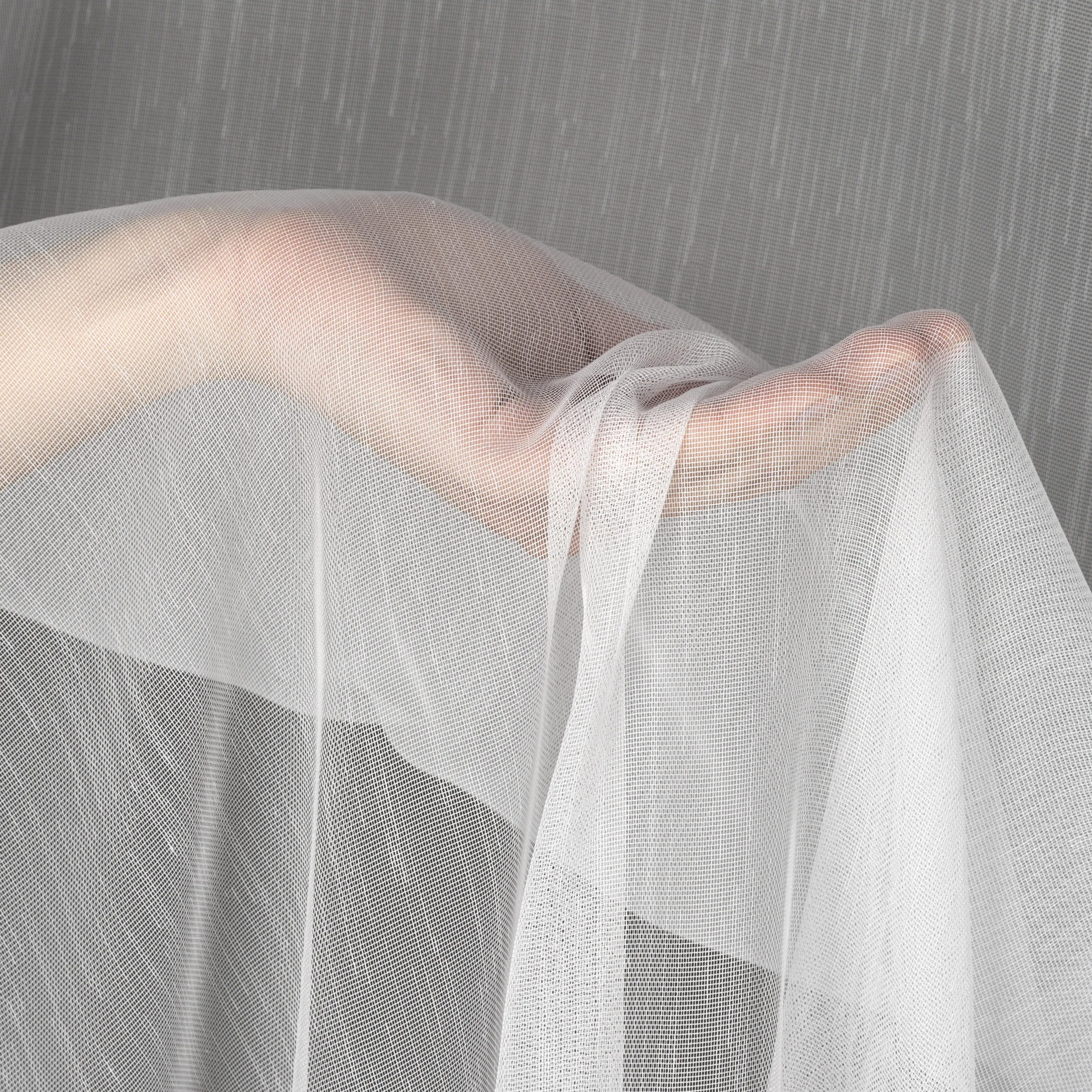 Firana biała o strukturze drobnego deszczyku 350x250 cm przelotka NICEA Eurofirany