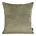Poszewka na poduszkę 45x45 cm welwetowa, dwustronna i imitacji lnu z wypustką na brzegach beżowo, jasnoszara VELVET 57 EUROFIRANY PREMIUM