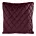 Poszewka na poduszkę 45x45 cm welwetowa pikowana we wzór karo z ozdobną wypustką na brzegach bordowa VELVET 27 EUROFIRANY PREMIUM