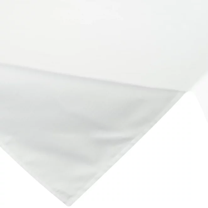 Obrus biały 85x85 cm o widocznym splocie RAMI Eurofirany