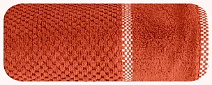 Ręcznik kąpielowy 70x140 cm bawełniany kolor ceglasty 540 g/m2 CALEB Eurofirany
