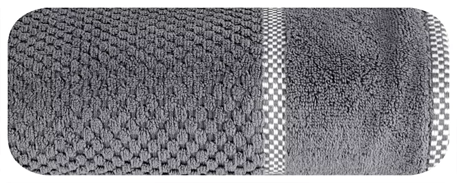 Ręcznik kąpielowy 50X90 cm bawełniany kolor stalowy 540 g/m2 CALEB Eurofirany