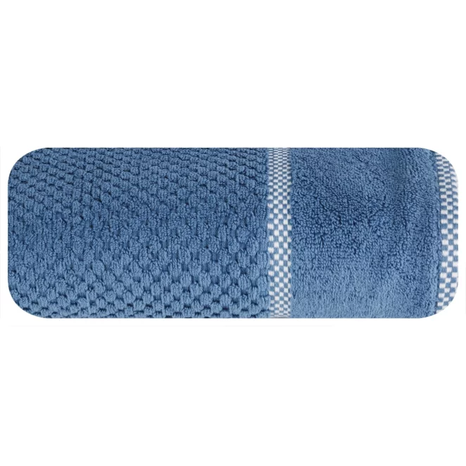 Ręcznik kąpielowy 50X90 cm bawełniany kolor niebieski 540 g/m2 CALEB Eurofirany