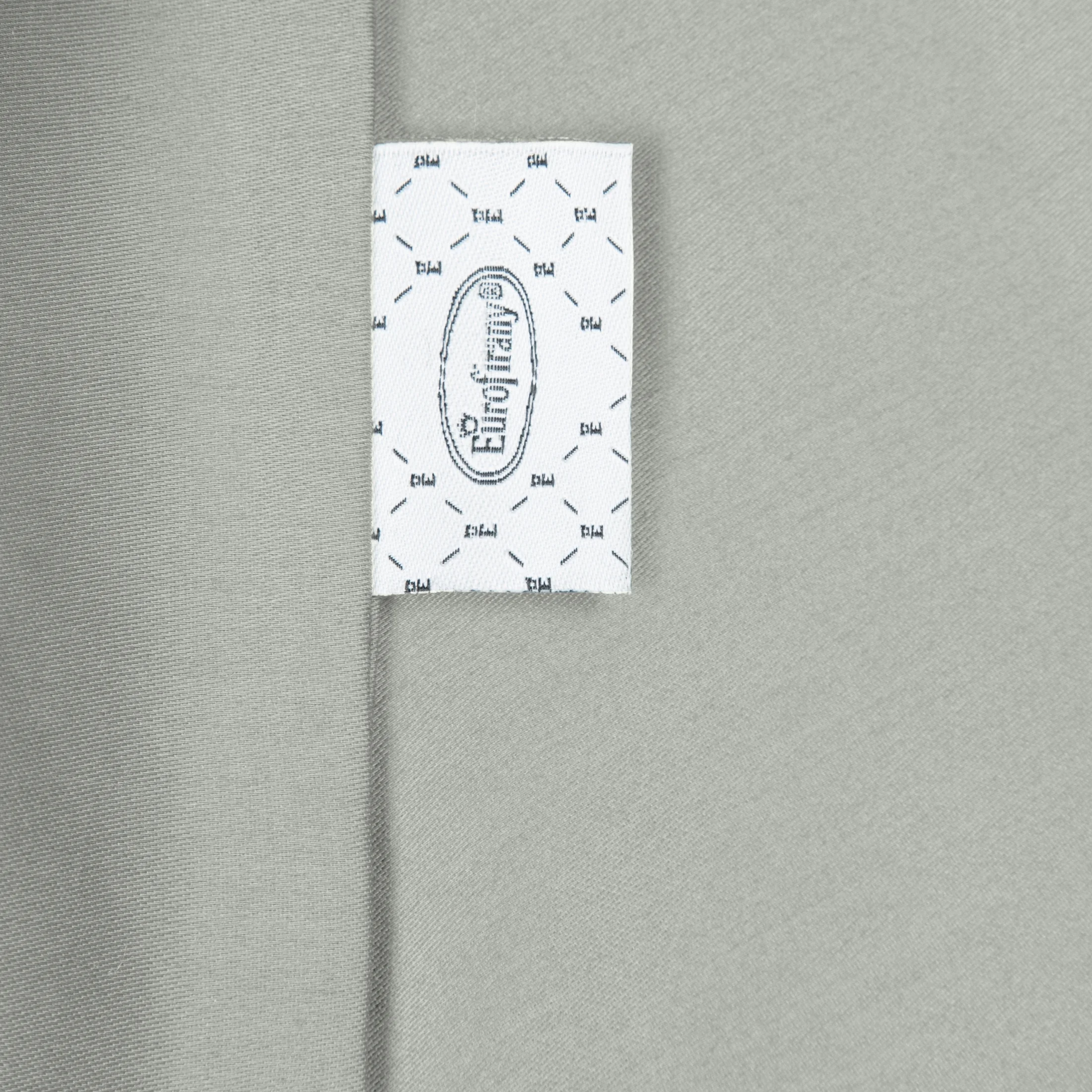 Poszewka na poduszkę 50x70 cm z satyny bawełnianej jasnoszara DINA Eurofirany