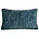 Poszewka na poduszkę 30x50 cm z plecionej szenilowej nici z efektem melanżu niebieska BARI Eurofirany