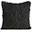 Poszewka na poduszkę 45x45 cm z przyjemnego futerka czarna ADORE Eurofirany