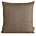Poszewka na poduszkę 40x40 cm z satyny bawełnianej w prążki brązowa VERA Eurofirany