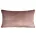 Poduszka 30 x 50 cm welwetowa ciemnoróżowa z kontrastującą lamówką GAJA 3 Eurofirany