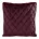 Poszewka na poduszkę 45x45 cm welwetowa pikowana we wzór karo z ozdobną wypustką na brzegach bordowa VELVET 27 EUROFIRANY PREMIUM