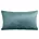 Poduszka 30 x 50 cm welwetowa ciemnoniebieska z kontrastującą lamówką GAJA 3 Eurofirany