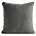 Poszewka na poduszkę 45x45 cm stalowa z szenilowej tkaniny - VANI Eurofirany