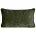 Poszewka na poduszkę 30x50 cm oliwkowa z szenilowej garbowanej tkaniny ROSI Eurofirany