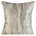 Poszewka na poduszkę 45x45 cm welwetowa zdobiona przecieranym lśniącym wzorem kremowa ELLA Eurofirany