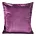 Poszewka na poduszkę 45x45 cm welwetowa z ozdobnymi brzegami ciemnofioletowa RIA DIVA LINE Eurofirany