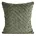 Poszewka na poduszkę 45x45 cm oliwkowa futrzana z wytłaczanym wzorem KATE Eurofirany