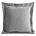 Poszewka na poduszkę  55x55 cm z szenilowej tkaniny srebrna o widocznym ozdobnym splocie Eva Minge Elegante Eurofirany