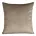 Poszewka na poduszkę 45x45 cm welwetowa o delikatnym połysku gładka ciemnobeżowa GAJA 1 Eurofirany