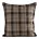 Poszewka na poduszkę 45x45 cm z tkaniny wodoodpornej na taras oraz balkon zdobiona nadrukiem kraty beżowo, brązowa GARDEN Eurofirany